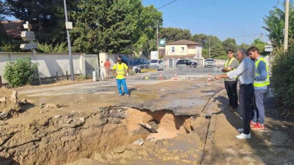 Des centaines d'habitations privées d'eau à cause d'une rupture de canalisation à Bouc-Bel-Air