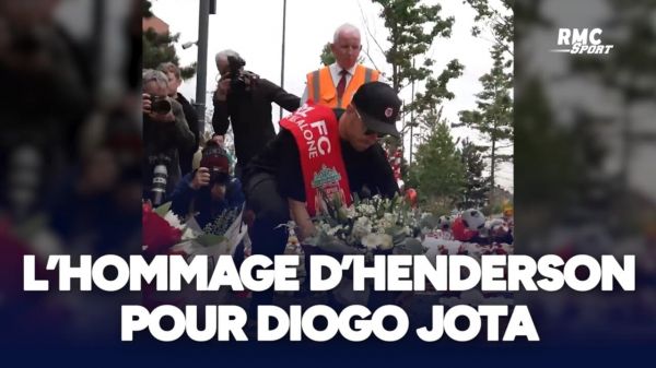 Liverpool : La grosse émotion de Jordan Henderson, venu rendre hommage à Diogo Jota