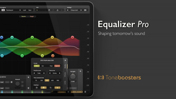 ToneBoosters a publié une mise à jour d'Equalizer Pro