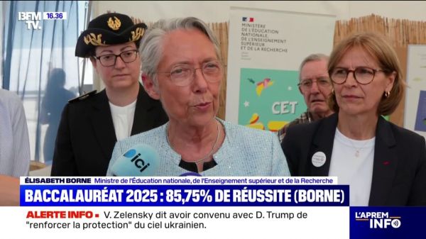 Baccalauréat 2025: Élisabeth Borne annonce 85,75% de taux de réussite avant rattrapage.