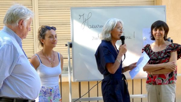 L'école d'Ansouis dit au revoir à son institutrice Sylvie Philippoteaux, après 36 années d'enseignement