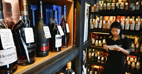 Gueule de bois pour le cognac français, taxé jusqu'à 34,9 % par la Chine