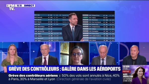 Grève des contrôleurs aériens : plus de 1 000 vols annulés dans les aéroports - 04/07