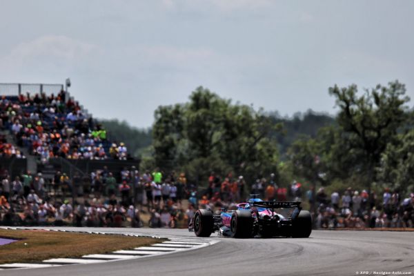 Alpine F1 a bien souffert lors des Libres 1 et 2 à Silverstone