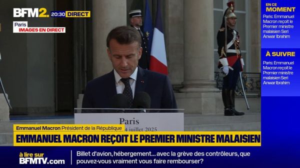 Crise humanitaire à Gaza: Emmanuel Macron appelle à la "responsabilité d'Israël"