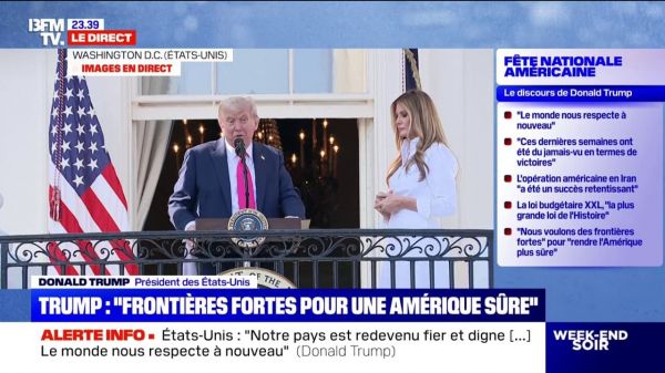 Budget des États-Unis: "C'est la plus grande loi de l'histoire, c'est du jamais-vu", évoque Donald Trump