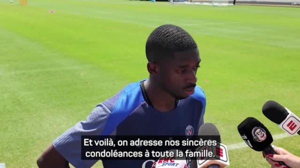 Disparition de Jota - Ousmane Dembélé : "Un moment difficile pour le monde du football"