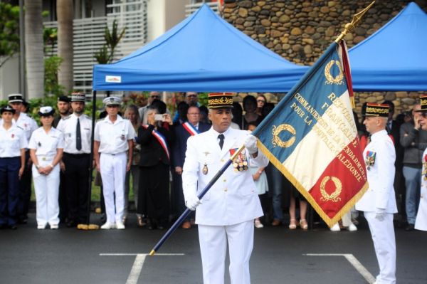 Prise de commandement du nouveau chef de la gendarmerie François Haouchine