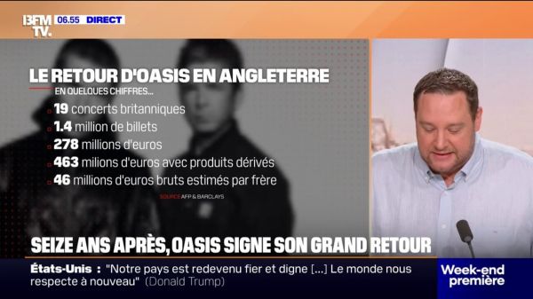 Le groupe Oasis signe son retour sur scène à Cardiff