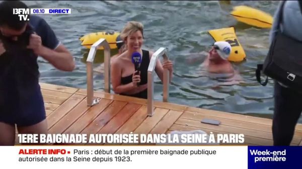 Près d'un an après les JO de Paris, la baignade est autorisée dans la Seine