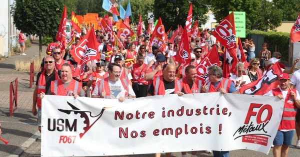 Mertzwiller. Plus d'un millier de personnes à la "marche blanche" contre la suppression de 320 postes chez BDR Thermea