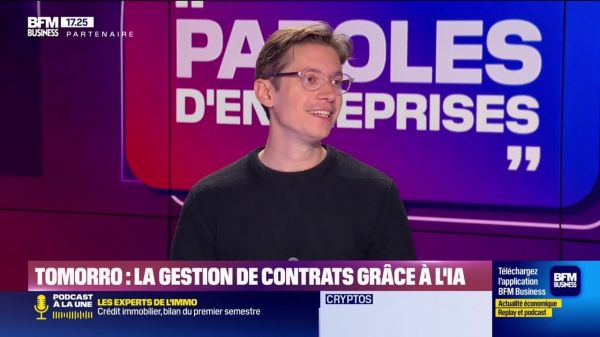 Antoine Fabre (Tomorro) : Tomorro, la gestion de contrats grâce à l'IA  - 05/07