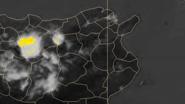 الليلة: خلايا رعدية وأمطار متفرقة