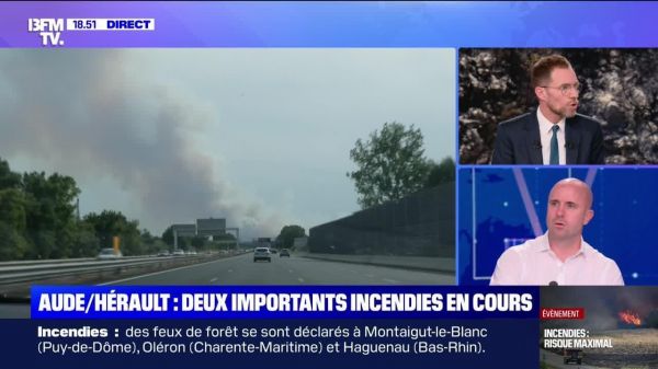 Aude/Hérault : deux importants incendies en cours - 05/07
