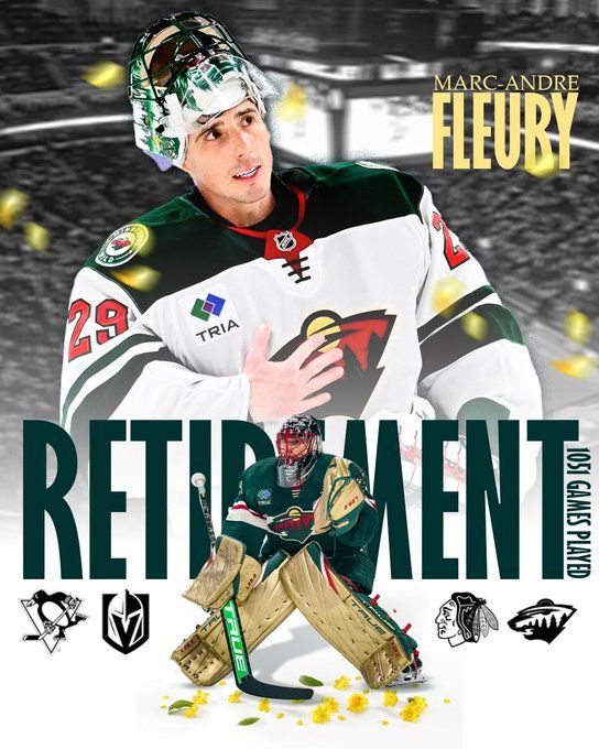 Marc-André Fleury encore courtisé par cinq clubs après avoir pris sa retraite