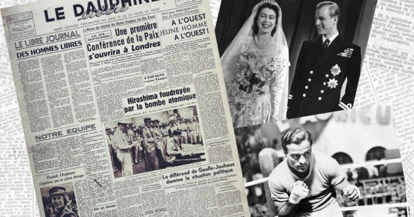 Le Dauphiné Libéré fête ses 80 ans !. Du oui d'Elizabeth à la mort de Cerdan : votez pour la Une la plus marquante