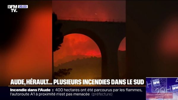 Aude, Hérault... Le point sur les incendies qui ravagent le sud de la France