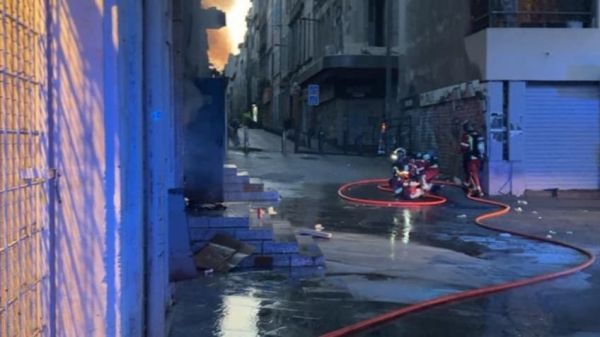 Marseille: un incendie se déclare à la faculté d'économie de Colbert, le deuxième en trois ans