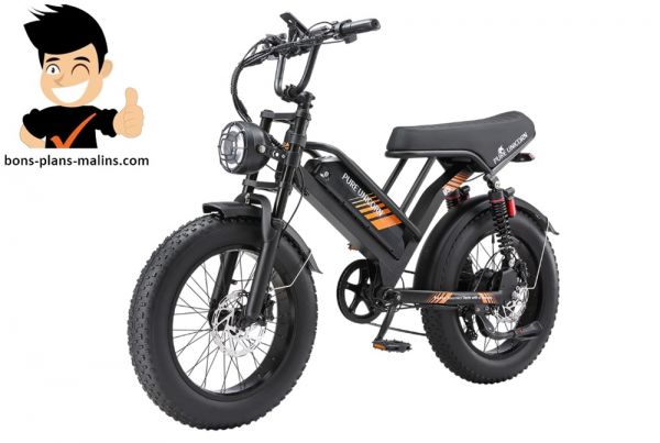 Vélo électrique fatbike PURE UNICORN U5 en promotion : puissance et liberté à 899€