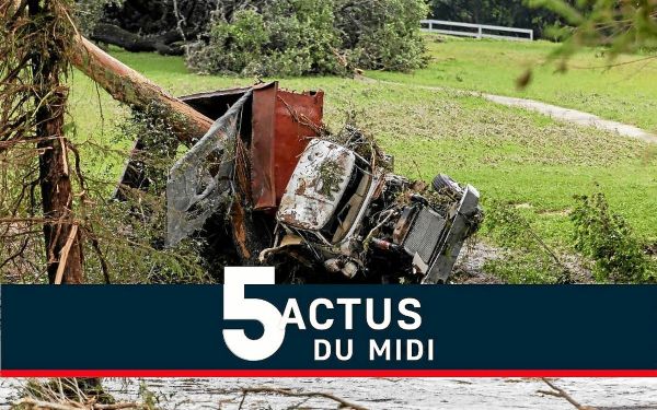 Incendie mortel près de Loudéac, Tour de France retardé, inondations meurtrières au Texas : le point à la mi-journée