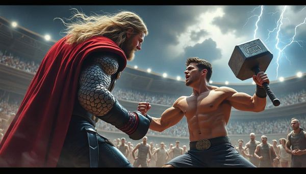 L’affrontement avec Thor : comment un prétendant en cruiserweight a défié le puissant colosse