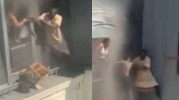 "Je n'ai pas hésité" : les images du sauvetage héroïque d'une famille bloquée dans un appartement en feu à Paris