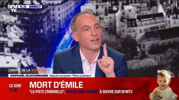 Présidentielle 2027: Raphaël Glucksmann "veut une vision claire" pour la gauche "sans La France insoumise"