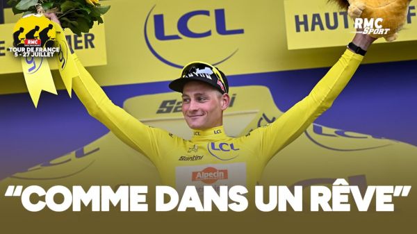 Tour de France (E2) : "Comme dans un rêve", étape et Mailloy jaune pour Van der Poel