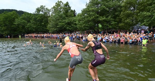 Photos . Triathlon : Travail payant pour Nicolas Duré et Marta Menditto sur le XTerra France