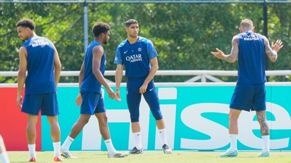 PSG: Hakimi, Ruiz, Kimpembe et Moscardo absents du dernier entraînement à Atlanta