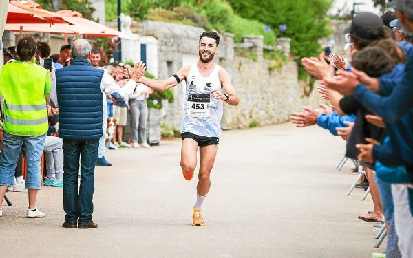 Ewen Toulgoat et Estelle Marec en grande forme sur les routes de l'île de Batz