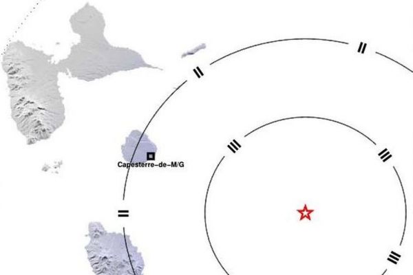 Un léger séisme ressenti au large de Marie-Galante ce dimanche 6 juillet