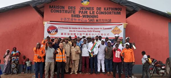 Katounou-Société : le Consortium SMB-Winning offre une Maison des Jeunes flambant neuve à la communauté