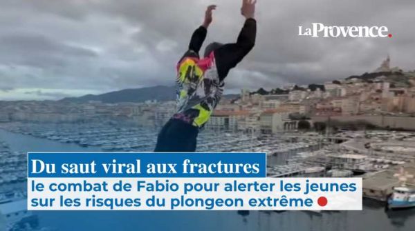 VIDÉO. Plongeon : après un grave accident, le Marseillais Fabio Arnold met en garde les jeunes sauteurs de l'extrême