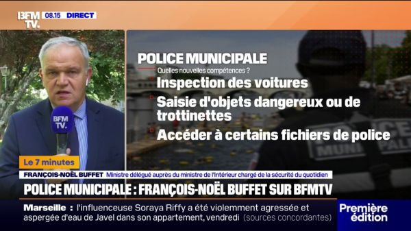 Réforme de la police municipale: "C'est le retour d'une police de proximité", affirme François-Noël Buffet