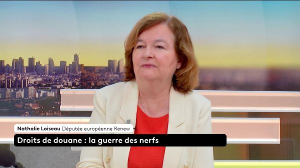 Droits de douane : "Sans accord, l'Europe devra prendre des mesures réciproques", plaide la députée européenne Nathalie Loiseau