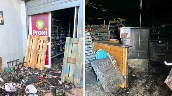 Un incendie a ravagé le commerce Proxi du Tévelave