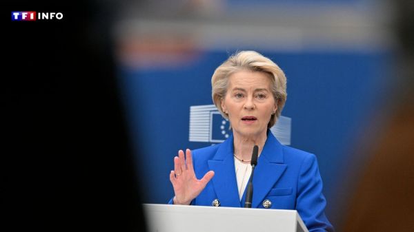 "Bon échange" entre von der Leyen et Trump sur les droits de douane, alors que l'échéance approche à grand pas | TF1 INFO
