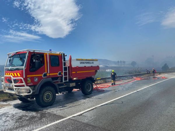 Le feu qui s'est déclaré à Fréjus est désormais fixé: il a parcouru 4 hectares