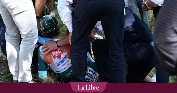 Tour de France : Jasper Philipsen victime d'une lourde chute et est contraint d'abandonner (VIDEO)