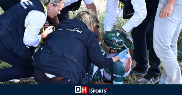 Tour de France 2025 : les images impressionnantes de la chute de Jasper Philipsen, contraint à l'abandon (VIDÉO)
