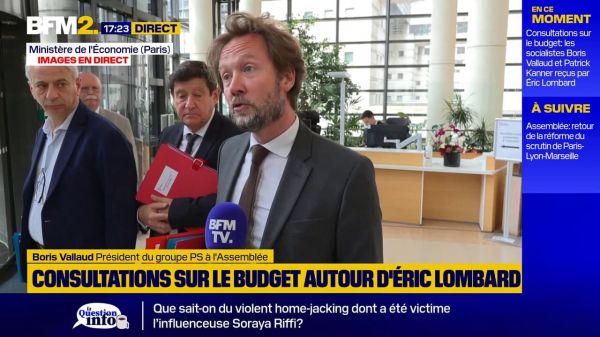 Décès du député Olivier Marleix: le socialiste Boris Vallaud se dit "saisi, choqué"
