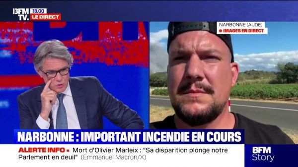 Story 6 : Incendie, A9 et A61 fermées près de Narbonne - 07/07