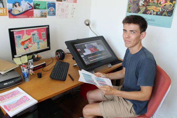 Cet Angoumoisin crée son propre court-métrage d'animation