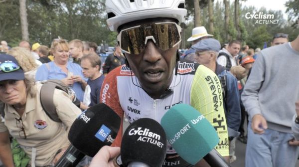 TDF. Tour de France - Biniam Girmay : "J'étais derrière Coquard, Philipsen, j'ai vu..."