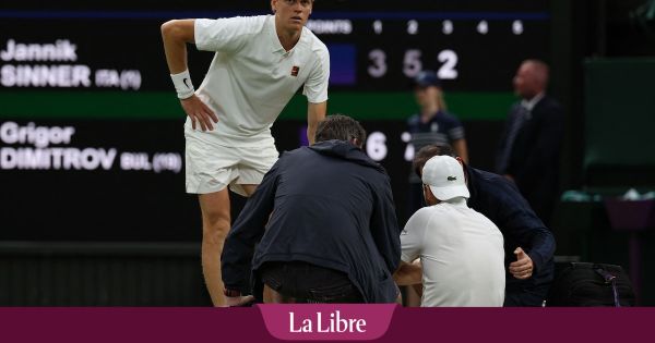 Wimbledon: Sinner se sauve sur abandon, Djokovic mate la rébellion