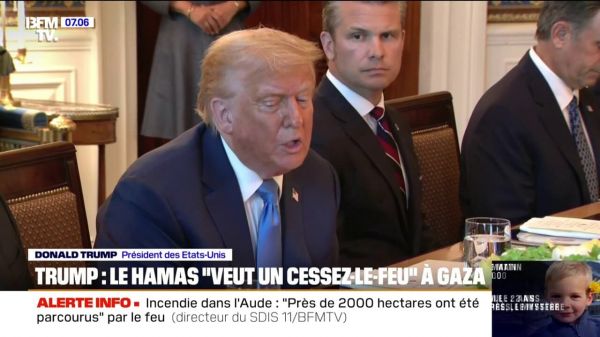 Donald Trump: "Israël et le Hamas veulent ce cessez-le-feu à Gaza”