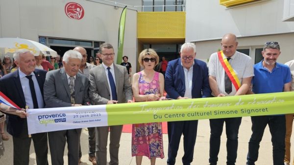 Le centre culturel SImone-Signoret a été inauguré à Château-arnoux-saint-auban et révèle sa nouvelle apparence