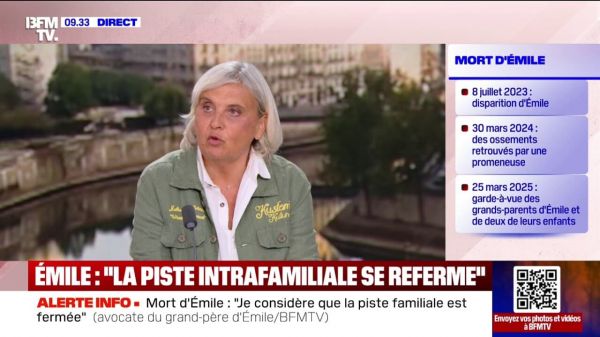 Mort d'Émile: pour l'avocate du grand-père d'Émile, "le tribunal médiatique a déjà déclaré coupable" son client
