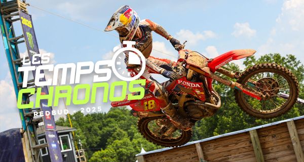 Les temps chronos du MX de RedBud